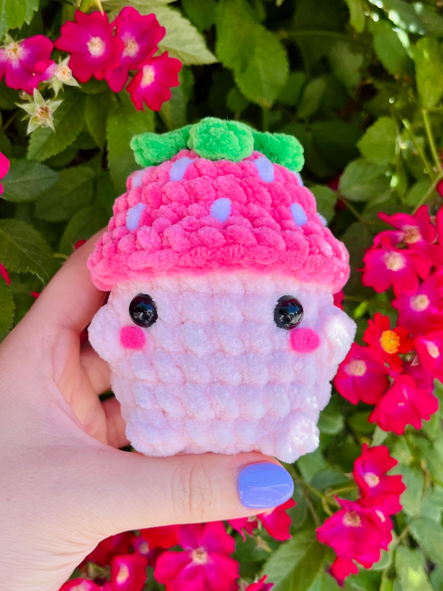 Crochet Strawberry Mushie