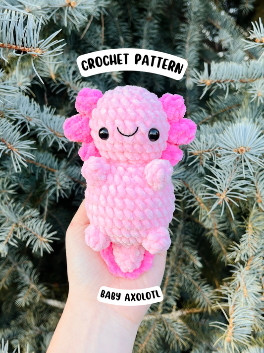 Crochet Pattern - Classic Axolotl