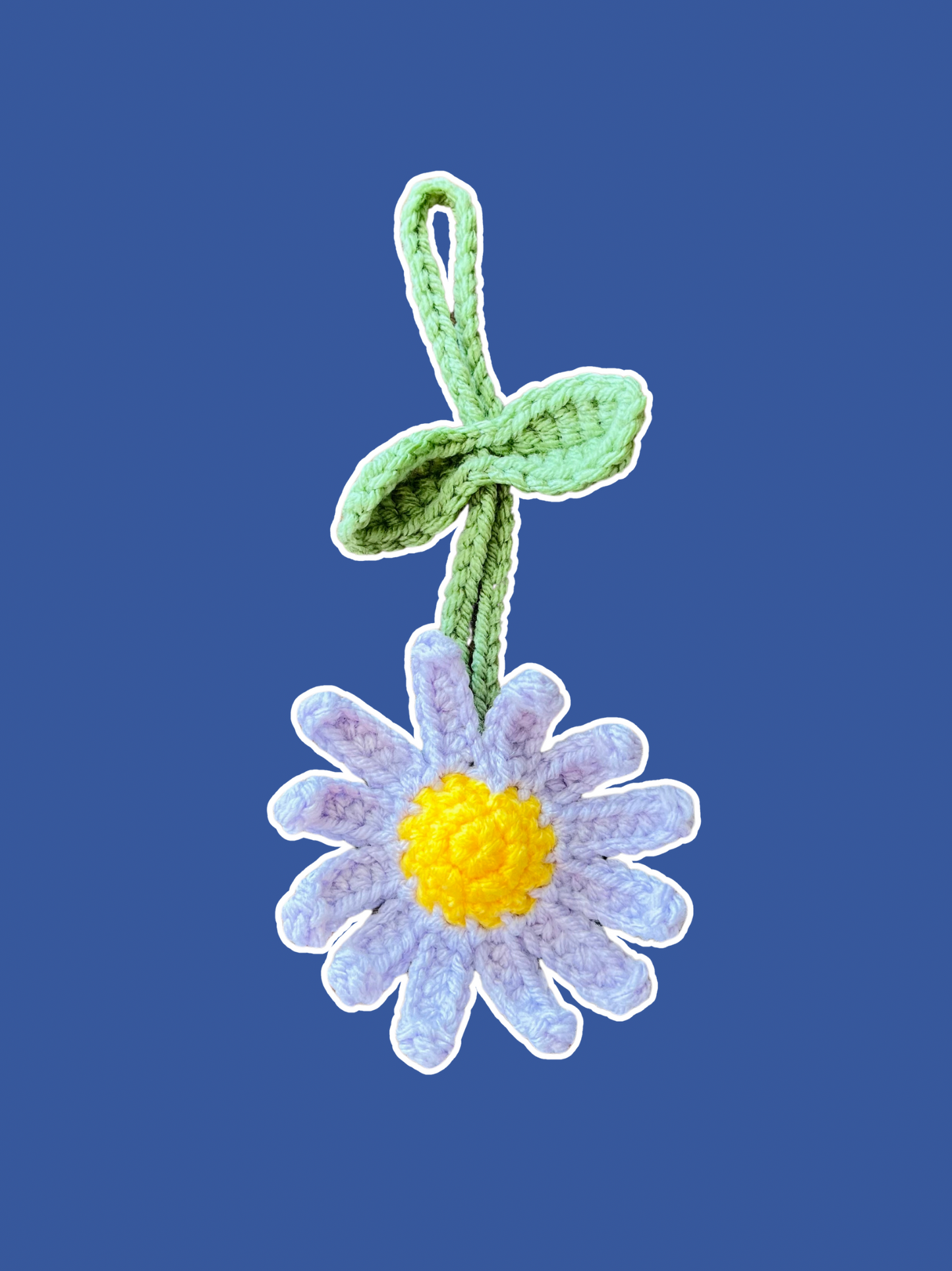 Crochet Daisy Car Charms
